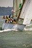 Classic 6 Metres racing in 18 knots of wind<br>The British Classic Yacht Club Annual Regatta  Cowes - 15th-22nd July 2006 <br>Paul Todd/outsideimages.co.nz<br><br>    <br><br>