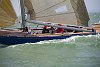 Classic 6 Metres racing in 18 knots of wind<br>The British Classic Yacht Club Annual Regatta  Cowes - 15th-22nd July 2006 <br>Paul Todd/outsideimages.co.nz<br><br>    <br><br>