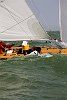 Classic 6 Metres racing in 18 knots of wind<br>The British Classic Yacht Club Annual Regatta  Cowes - 15th-22nd July 2006 <br>Paul Todd/outsideimages.co.nz<br><br>  <br>