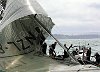 America's Cup Race 4: Team New Zealand crew deal with the disaster.