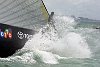 America's Cup Race 4: It's a rough old sea out on the Gulf today.
