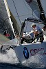 America's Cup Valencia Louis Vuitton Act 12<br>On the Bow of Oracle BMW (USA)<br> Bob Grieser/outsideimages.co.nz<br><br>    Editorial use only