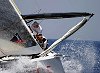 America's Cup Valencia Louis Vuitton Act 12<br>On the Bow of Oracle BMW (USA)<br> Bob Grieser/outsideimages.co.nz<br><br>    Editorial use only