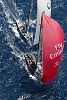 America's Cup Valencia Louis Vuitton Act 12<br>Emirates Team New Zealand just ahead of Oracle BMW (USA) <br>With Chris Dickson (NZL) at the helm.<br> Bob Grieser/outsideimages.co.nz<br><br>    Editorial use only