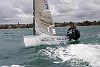 Ben Ainslie/ Triple Olympian <br>Commercial shoot for UK  client: <br>Location: Waitemata Harbour, Auckland, New Zealand<br>Paul Todd/outsideimages.co.nz<br>
