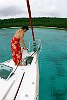 The Kingdom Of Tonga in the South Pacfic <br>Up-anchoring is made very easy with the electric winch
