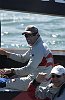 Louis Vuitton Cup 2003: Alinghi Swiss Challenge beat Oracle BMW Racing 5 races to 1 in the finals to win the Louis Vuitton Cup<br><br>Alinghi's winning Skipper Russell Coutts