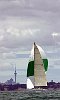 Roy Disney's new Reichel-Pugh Z86 class &quotPyewacket" starts her sea trials on the Hauraki Gulf in 15-18 knots of breeze.
