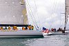Roy Disney's new Reichel-Pugh Z86 class &quotPyewacket" starts her sea trials on the Hauraki Gulf in 15-18 knots of breeze.<br>