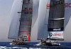 America's Cup Valencia Louis Vuitton Act 12<br>Alinghi leads Oracle BMW from the top mark.<br>Bob Grieser/outsideimages.co.nz<br><br>