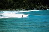Catching a wave in the waters of the Carribbean
