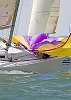 Stunning race conditions for Day 2 of Skandia Cowes Week 2006.<br>18 knots of wind and a warm sunny day saw some great sailing and great wipe outs.<br><br><br>******* EDITORIAL USE ONLY ***************