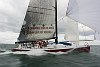 The 180th Skandia Cowes Week, Day 4 with the wind from the West averaging 18 knots with gusts of 29 knots.   <br>RED GBR76R 1.353 TP 52 Owned by Charles Dunstone and designed by Jaudennes Theys<br>Paul Todd/outsideimages.co.nz<br><br>*******Editorial Use Only********<br><br>